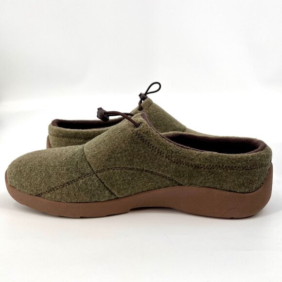 Easy Spirit Keebler2 Clogs Size 9M Dark Green Felt Upper Slip-On Walking Shoes - Picture 7 of 14